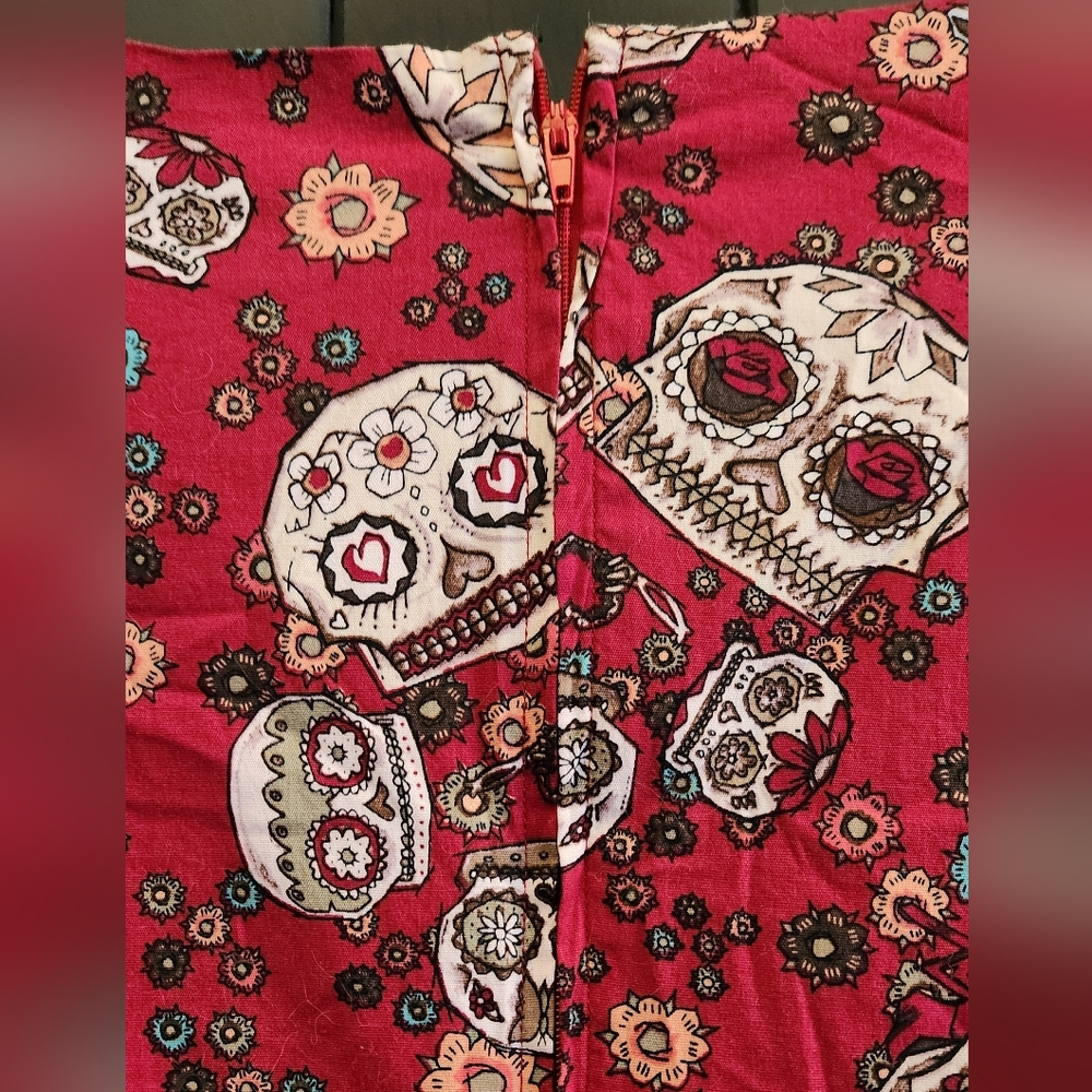 Hell Bunny Sugar Skulls Dress - Picture 8 of 9